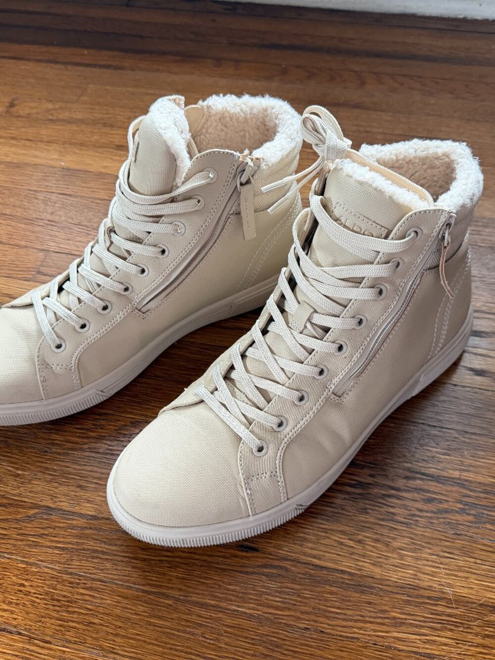 Aldo Faux Fur Lined High Top Boots